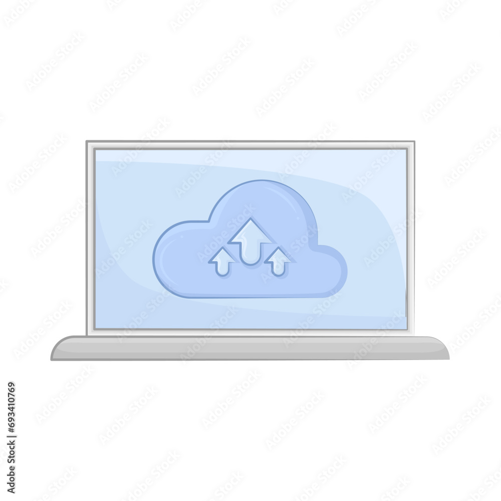 illustration of upload illustration of upload