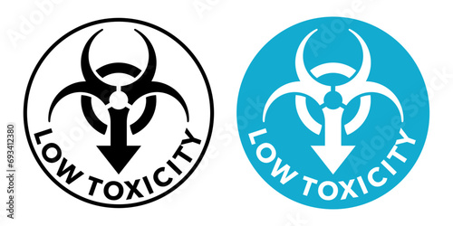 Low toxicity label - minimum hazardous substances
