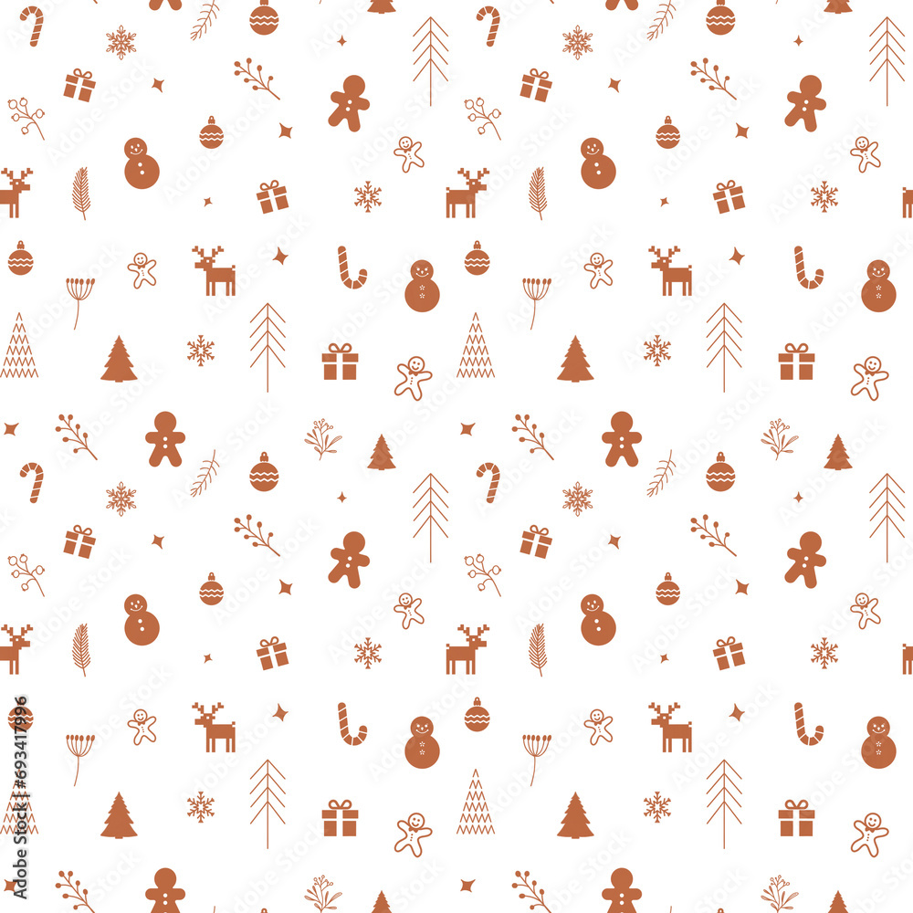 Christmas festive digital pattern a harmonious blend of classic cozy and joyful holiday elements like snowflakes, reindeer, ornaments Christmas festive digital pattern a harmonious blend of classic cozy and joyful holiday elements like snowflakes, reindeer, ornaments