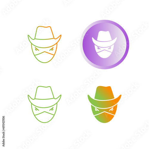 Bandit Vector Icon