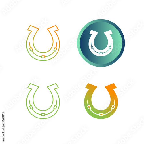 Horse Shoe Vector Icon
