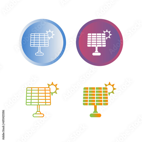 Solar Panel Vector Icon