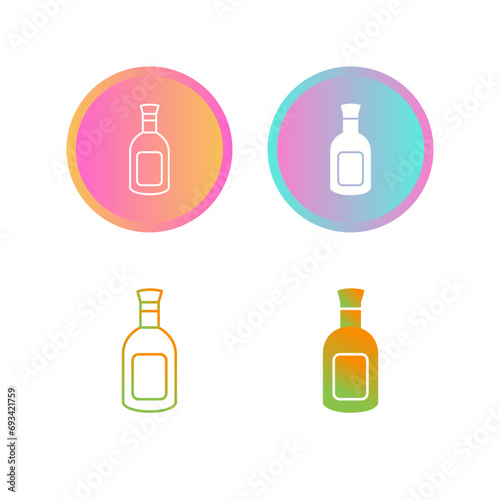 Drink Bottle Vector Icon