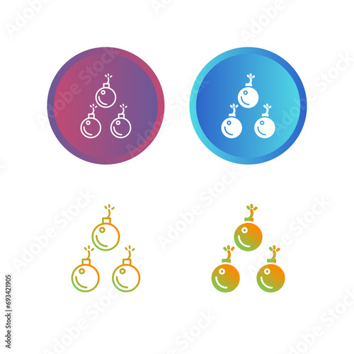 Cannon Balls Vector Icon