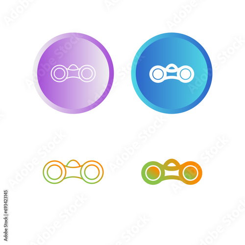 Binoculars Vector Icon