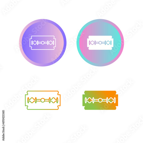 Razor Blade Vector Icon
