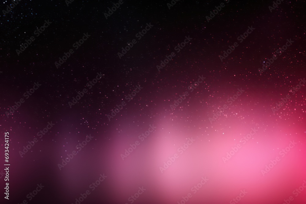 Glowing pink black grainy gradient background