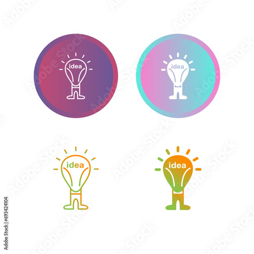 Brilliant Idea Vector Icon
