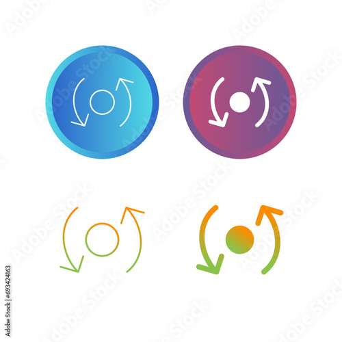 Synchronization Vector Icon