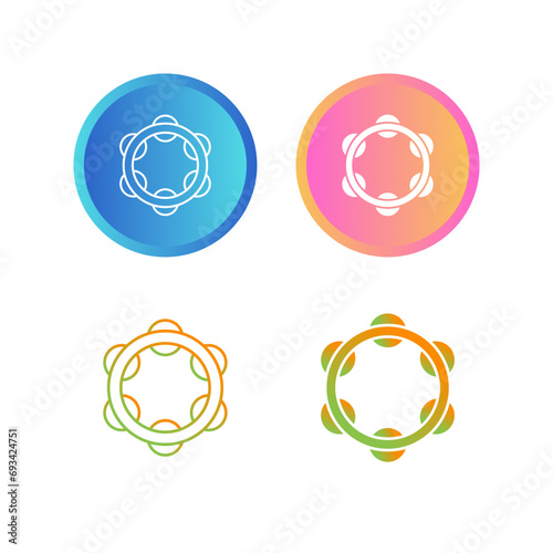 Tambourine Vector Icon
