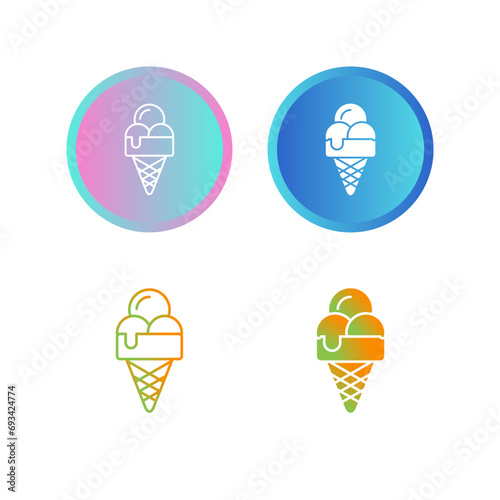 Ice Cream Vector Icon