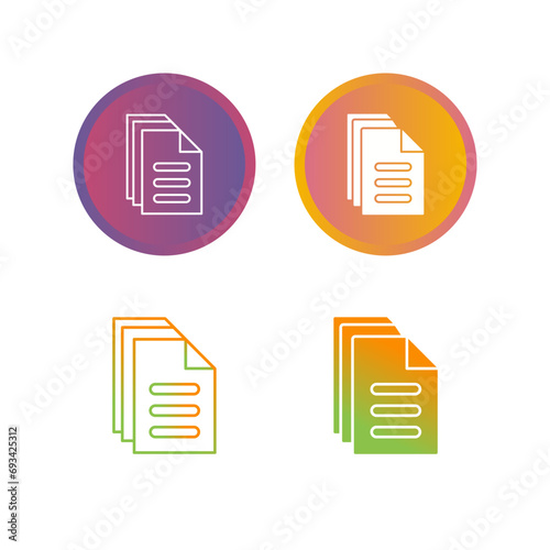 Document Vector Icon