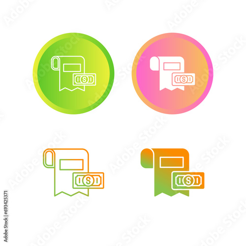 Bills Vector Icon