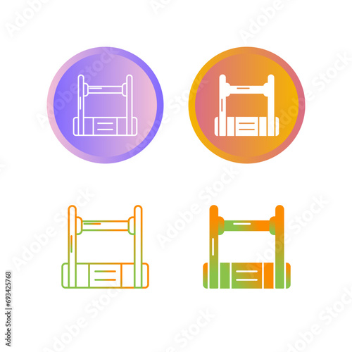 High Jump Vector Icon