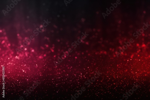 Glowing ruby black grainy gradient background