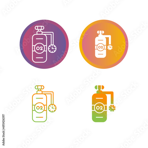Oxygen Tank Vector Icon