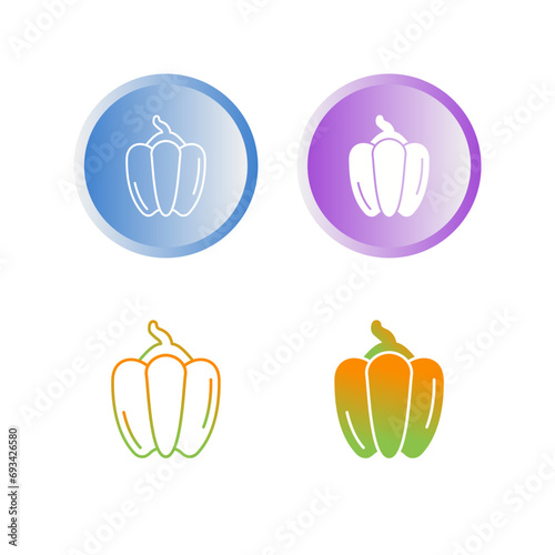 Pepper Vector Icon