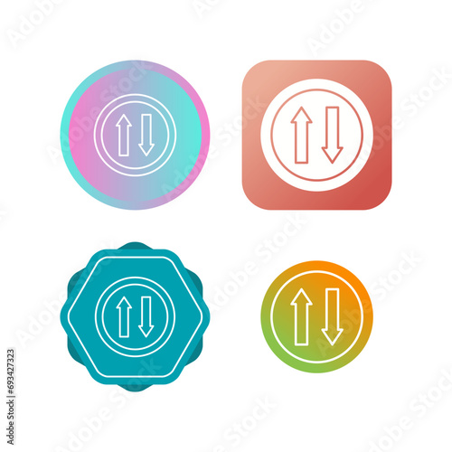 Traffic Sign Vector Icon