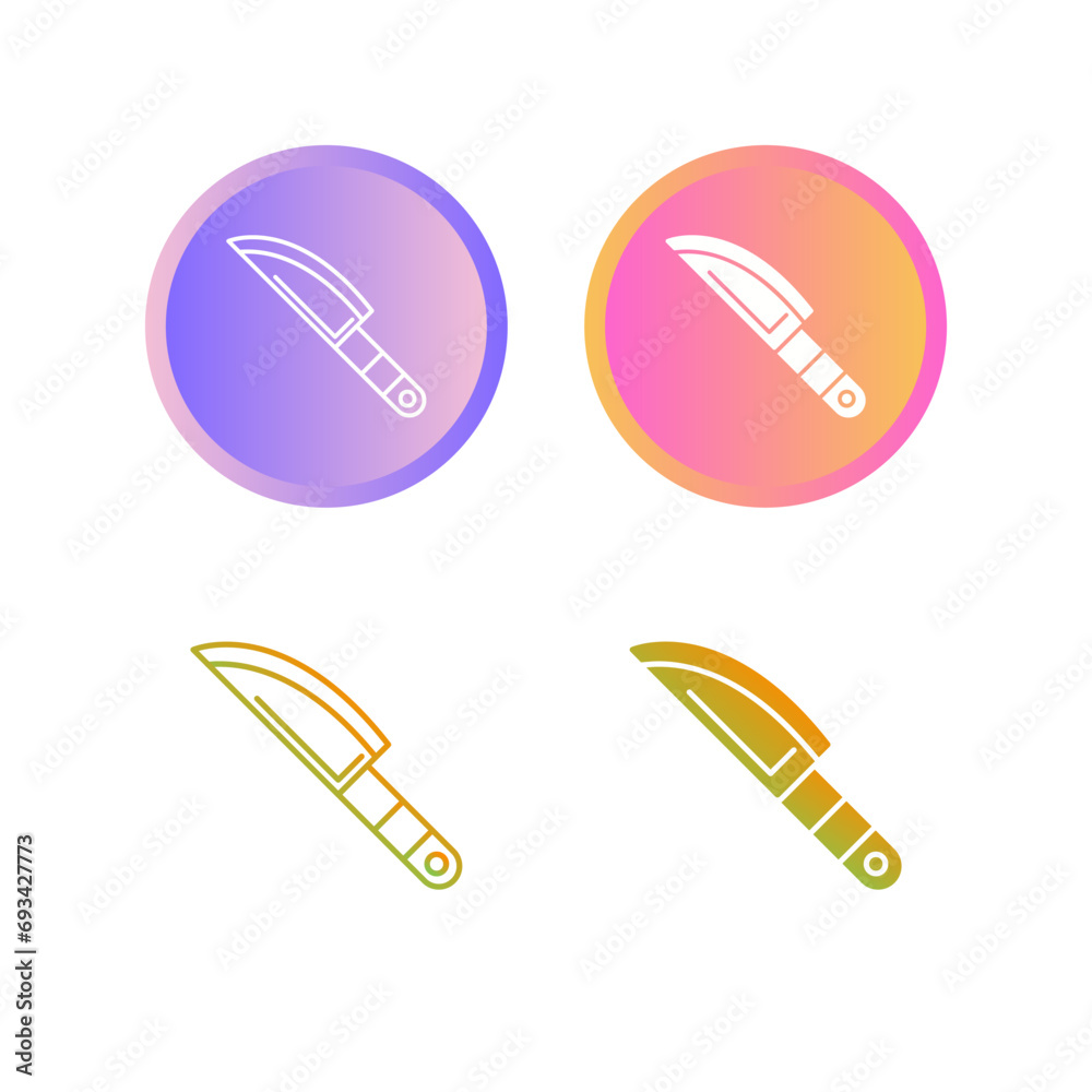 Knife Vector Icon Knife Vector Icon