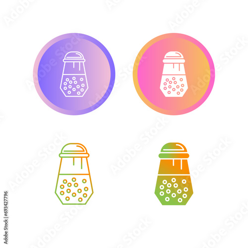 Salt Shaker Vector Icon
