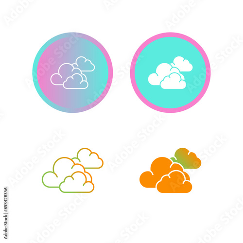 Cloudy Vector Icon