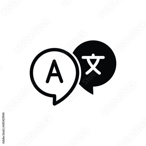Language translation icon vector, change language icon 