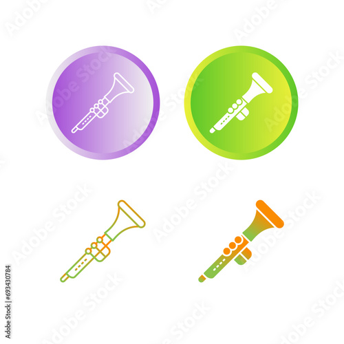 Clarinet Vector Icon