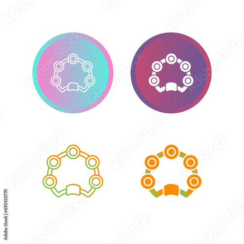 Tambourine Vector Icon