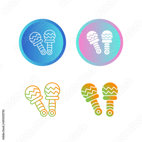Maracas Vector Icon