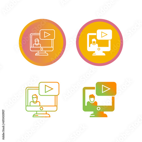 Webinar Vector Icon