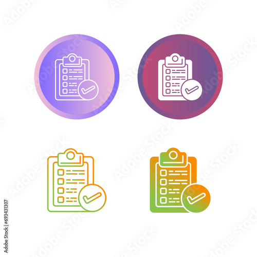 Evaluate Vector Icon