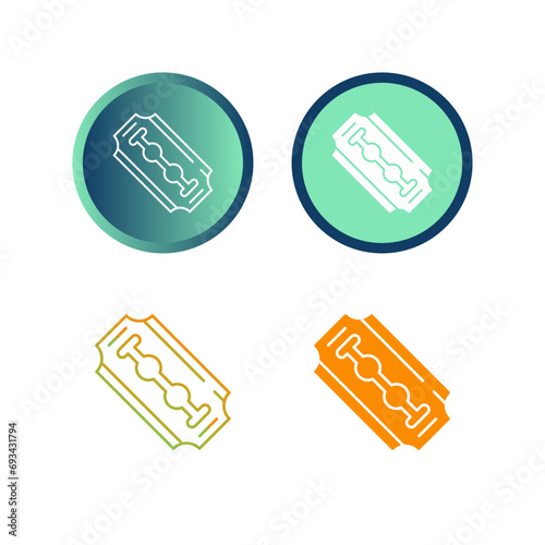 Razor Blade Vector Icon