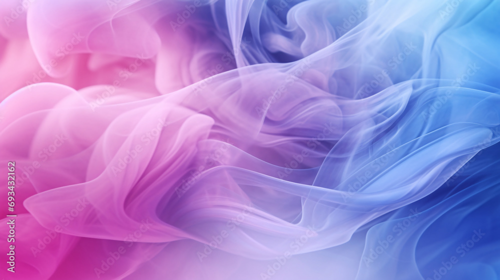 Abstract blue and pink steam or smoke cloud, background wallpaper Abstract blue and pink steam or smoke cloud, background wallpaper