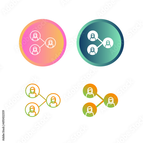 Social Finance Vector Icon