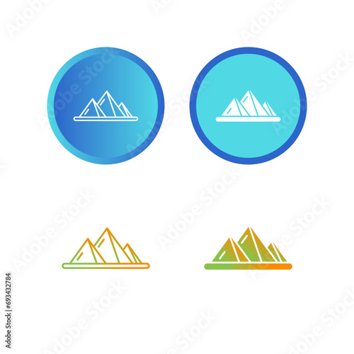Pyramid Vector Icon