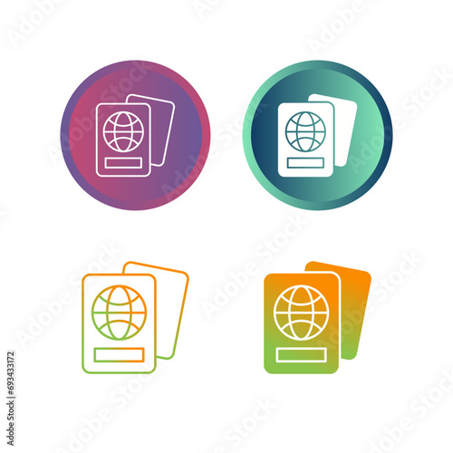 Passport Vector Icon