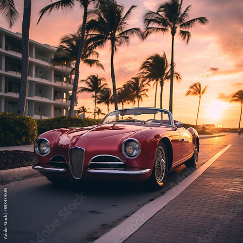 Luxury car in Miami. © DALU11