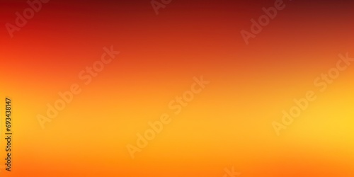 Glowing yellow orange red black grainy gradient background