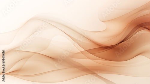 Abstract beige steam or smoke cloud, background wallpaper