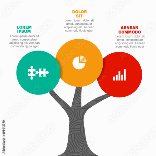 Infographic design template with place for your data. Vector illustration.