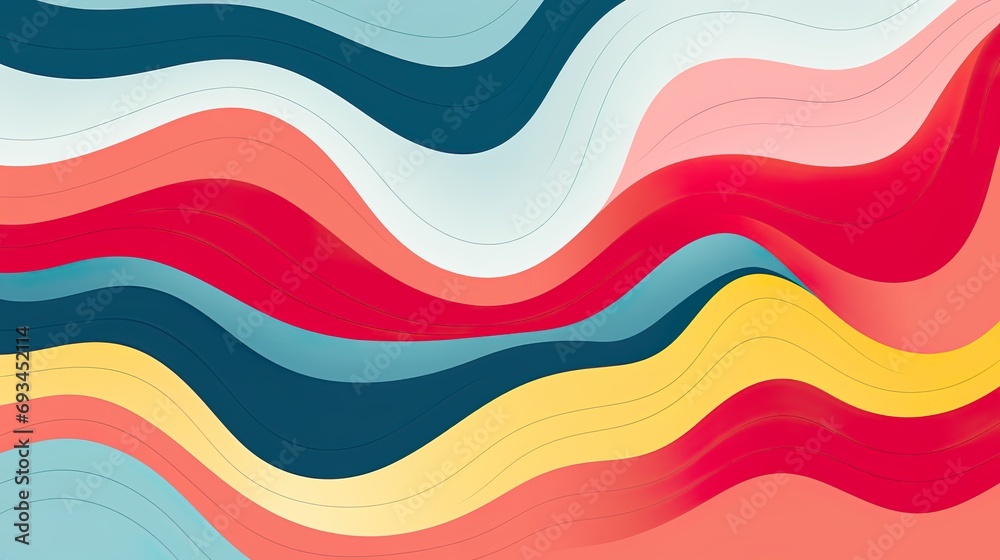wavy line curve linear wave free form Abstract line art waves contour doodle scribble curve lines style background