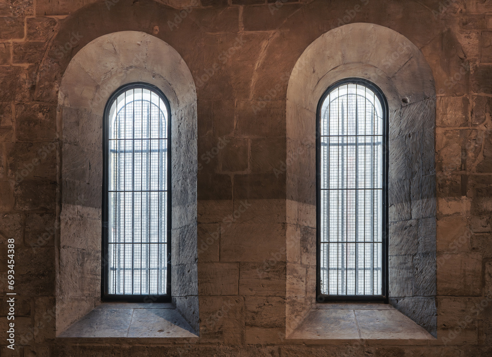 Gothic arch windows, Convent of St Agnes, Prague