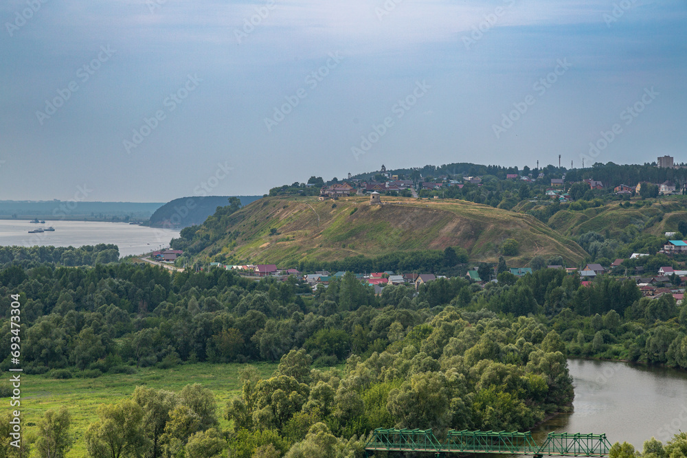 Obraz premium The famous Shishkin ponds in Yelabuga. Tatarstan