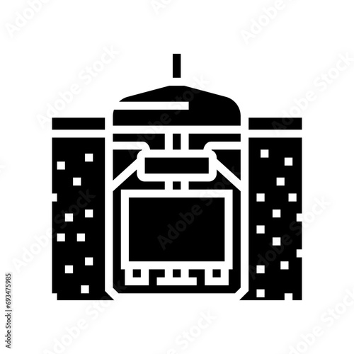 flywheel storage energy glyph icon vector. flywheel storage energy sign. isolated symbol illustration