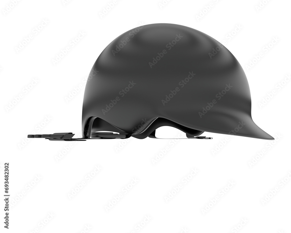 Fototapeta premium Helmet isolated on transparent background. 3d rendering - illustration