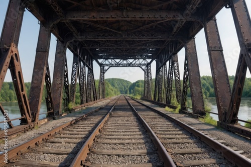 person railroad bridge