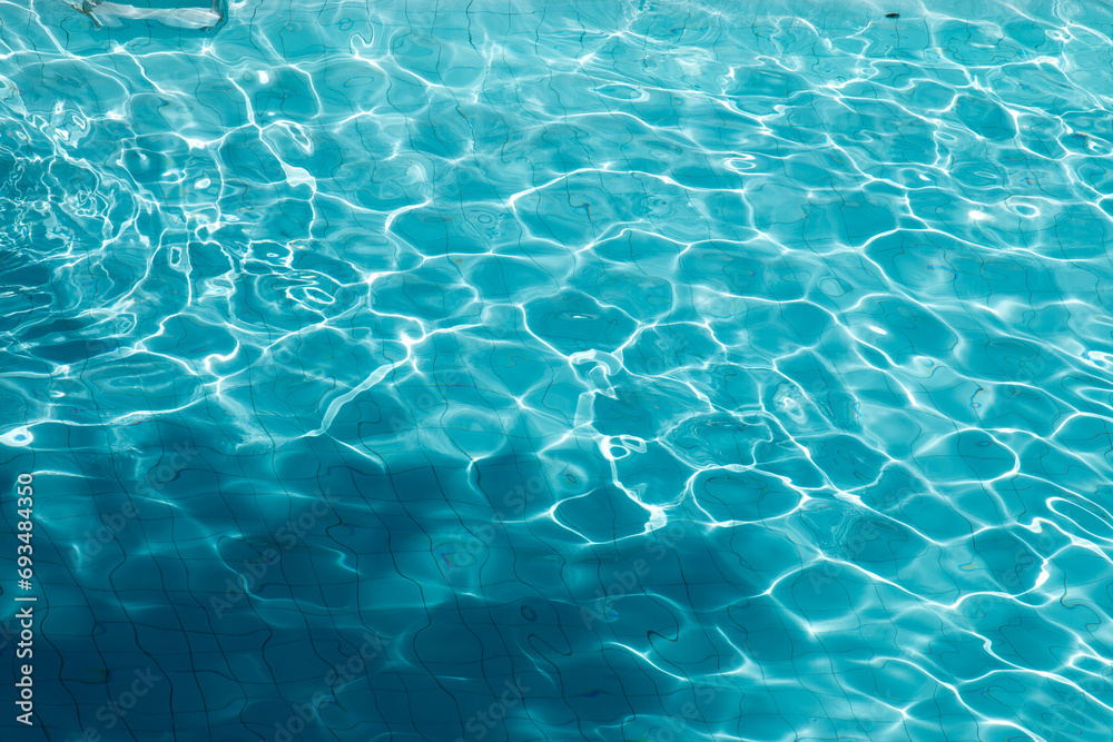 Piscina - Textura de água azul