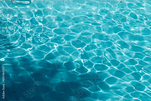 Piscina - Textura de água azul