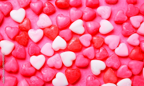 Heart Candy background. Valentine's Day