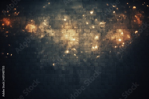 Whispers of Light: Sunlit Wall with Grainy Film Elements and Dark Atmosphere background wallpaper texture